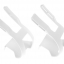 CLIPS PLASTIC WHITE M BLB