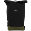 BACKPACK ROLLTOP BLACK/GREEN BRAASI