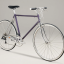 BICYCLE URBAN 16 SPEED CHROME/PURPLE SIECH